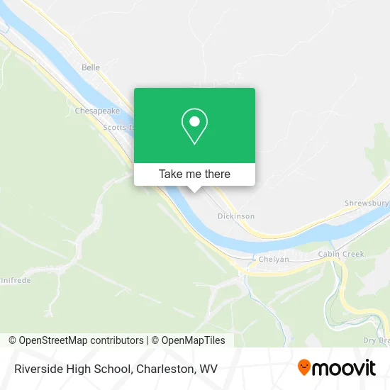 Riverside High School map