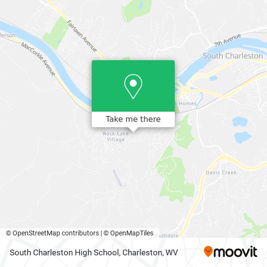 South Charleston High School map