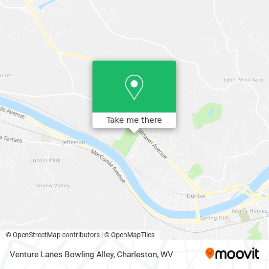 Venture Lanes Bowling Alley map