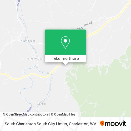 South Charleston South City Limits map