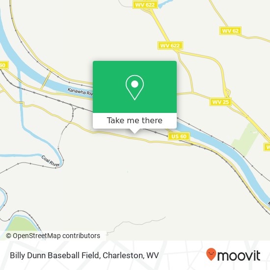 Billy Dunn Baseball Field map