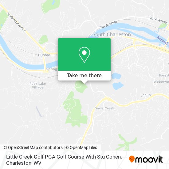 Mapa de Little Creek Golf PGA Golf Course With Stu Cohen