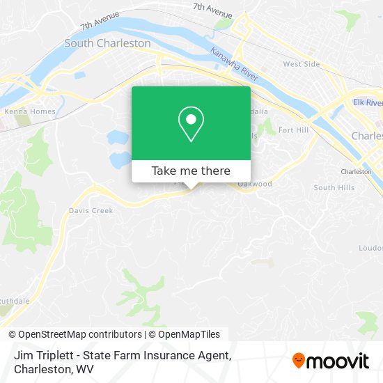 Mapa de Jim Triplett - State Farm Insurance Agent