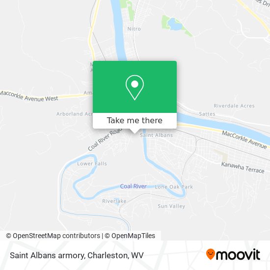 Mapa de Saint Albans armory