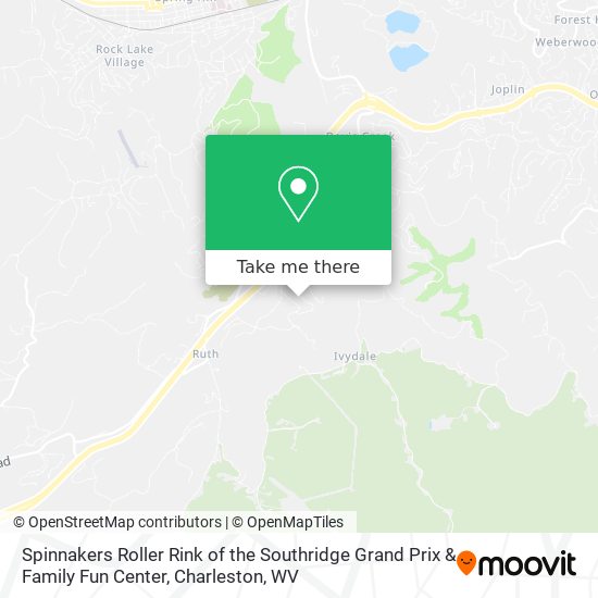 Spinnakers Roller Rink of the Southridge Grand Prix & Family Fun Center map