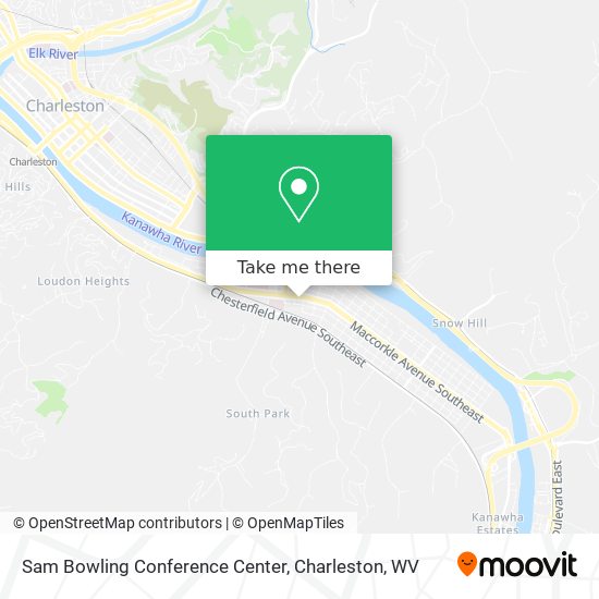 Sam Bowling Conference Center map