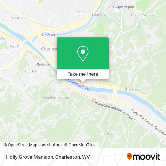 Holly Grove Mansion map