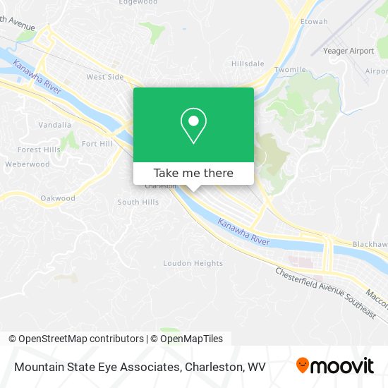 Mountain State Eye Associates map