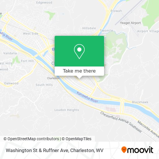 Washington St & Ruffner Ave map