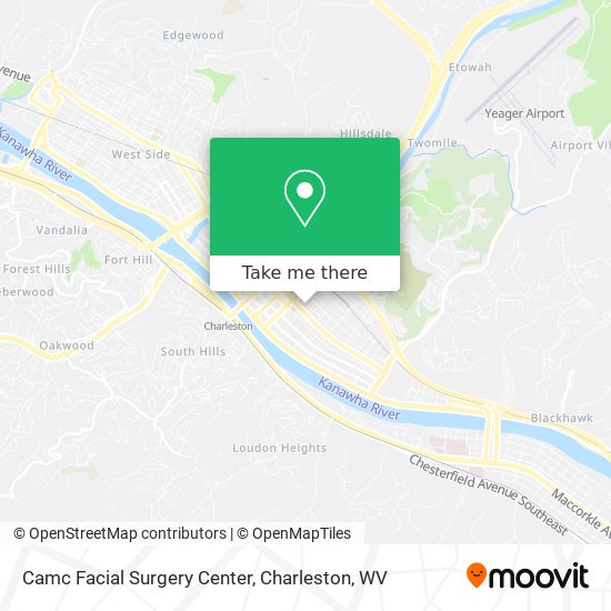 Mapa de Camc Facial Surgery Center