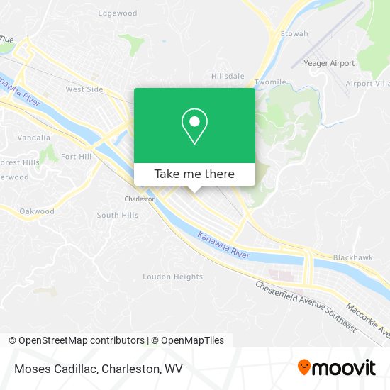 Mapa de Moses Cadillac