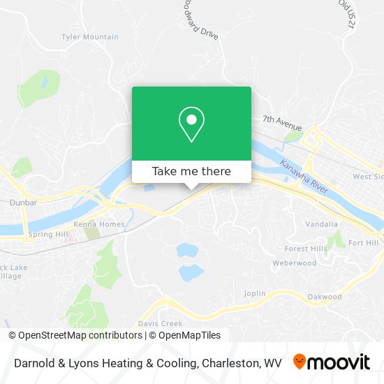 Darnold & Lyons Heating & Cooling map