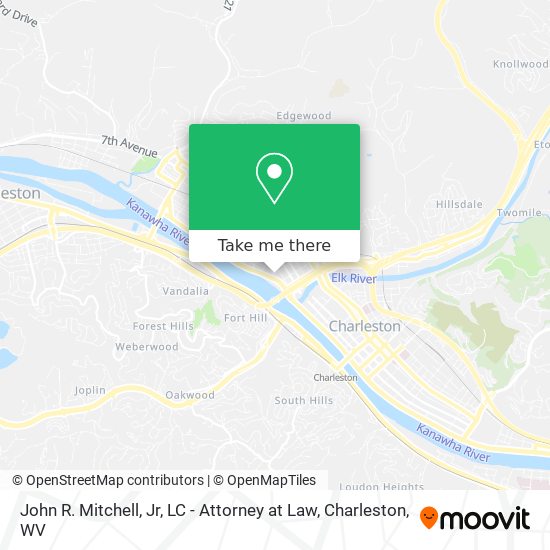 John R. Mitchell, Jr, LC - Attorney at Law map