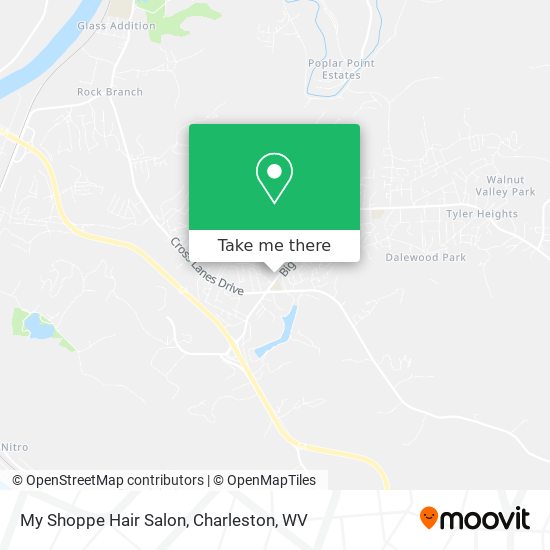 My Shoppe Hair Salon map