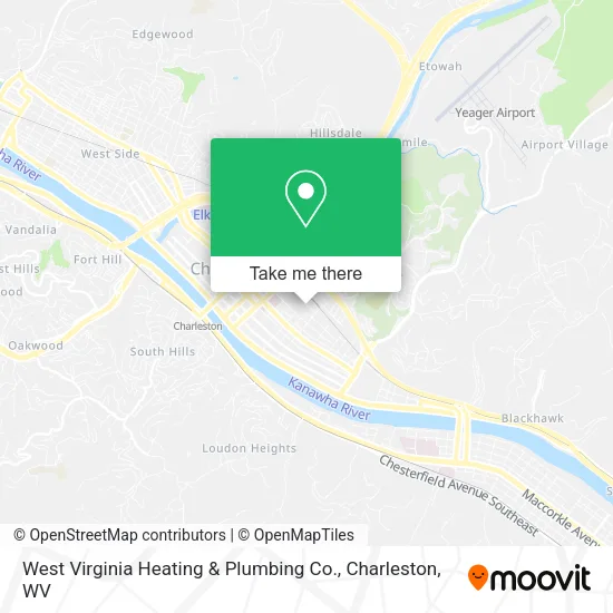 West Virginia Heating & Plumbing Co. map