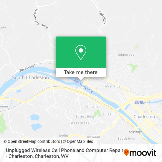 Unplugged Wireless Cell Phone and Computer Repair - Charleston map