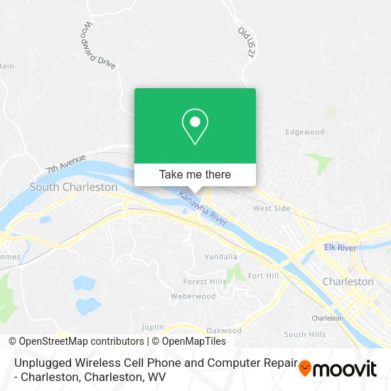 Mapa de Unplugged Wireless Cell Phone and Computer Repair - Charleston