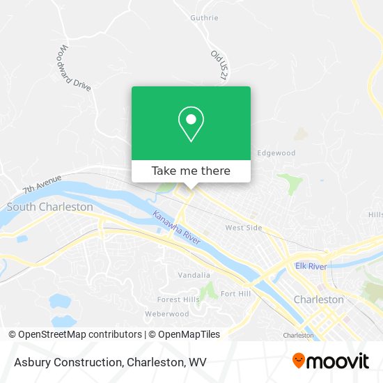 Asbury Construction map