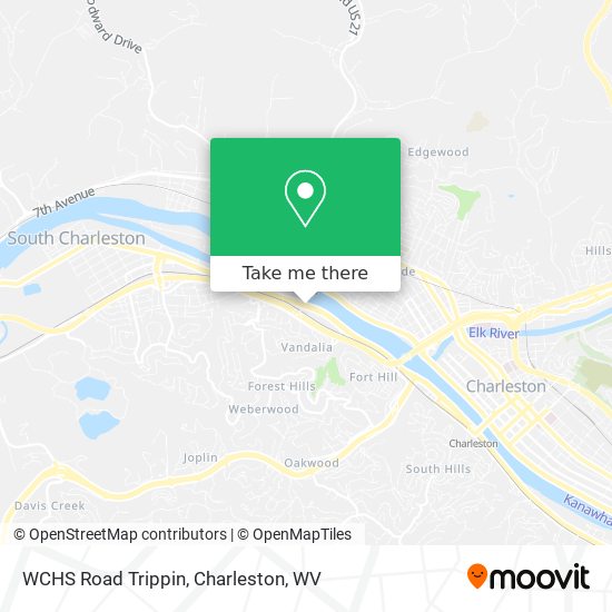 WCHS Road Trippin map