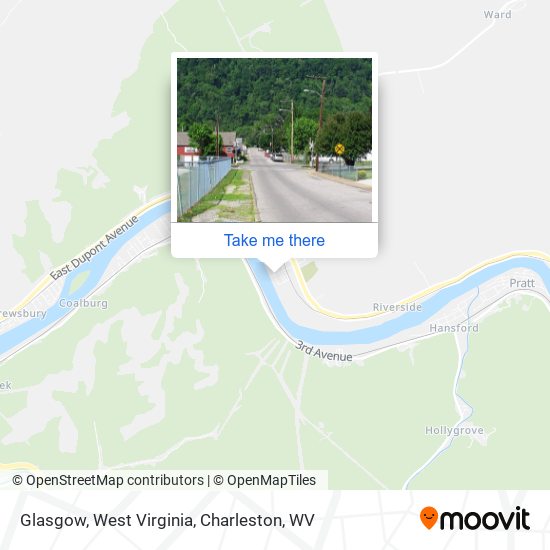 Glasgow, West Virginia map