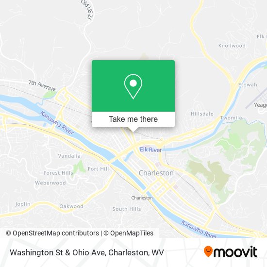 Washington St & Ohio Ave map