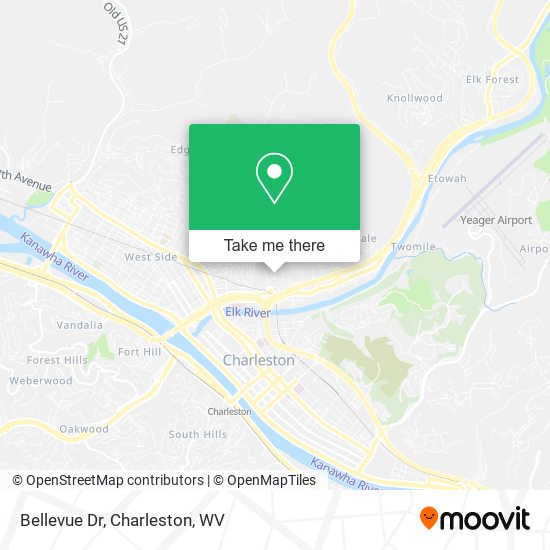 Bellevue Dr map