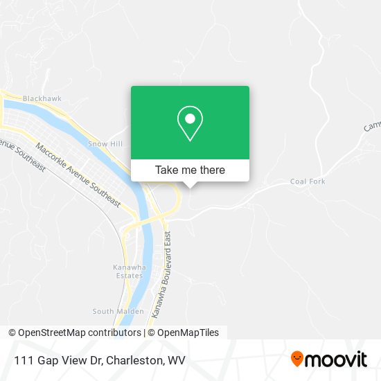 111 Gap View Dr map