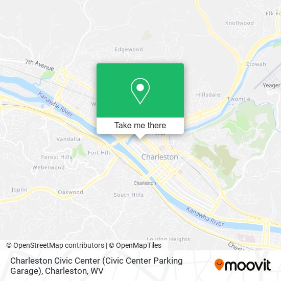 Charleston Civic Center (Civic Center Parking Garage) map