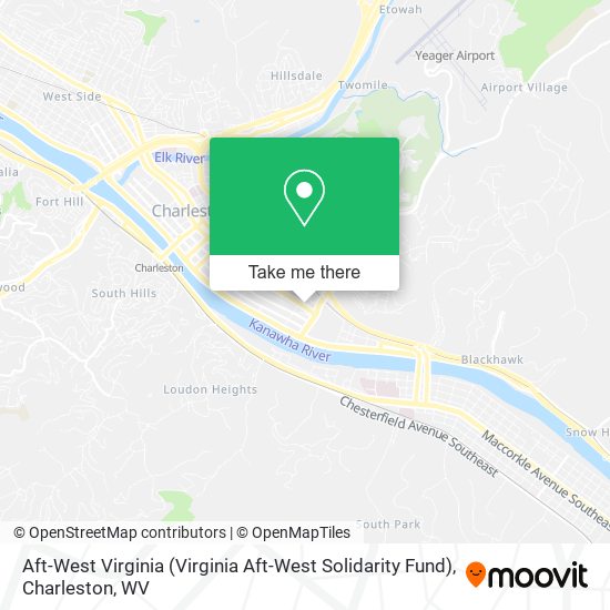Aft-West Virginia (Virginia Aft-West Solidarity Fund) map