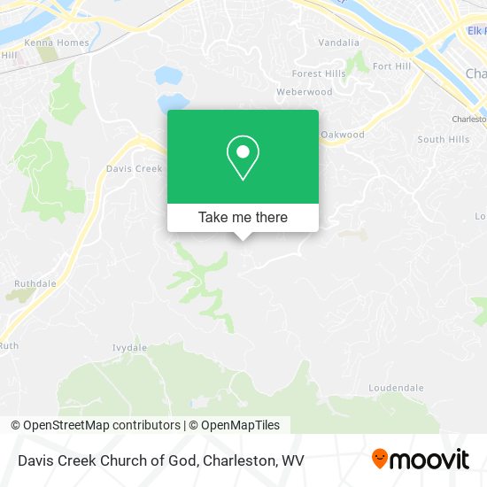Davis Creek Church of God map
