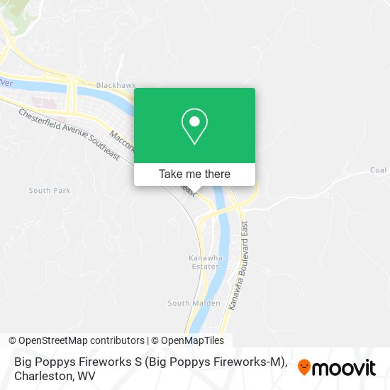 Big Poppys Fireworks S map