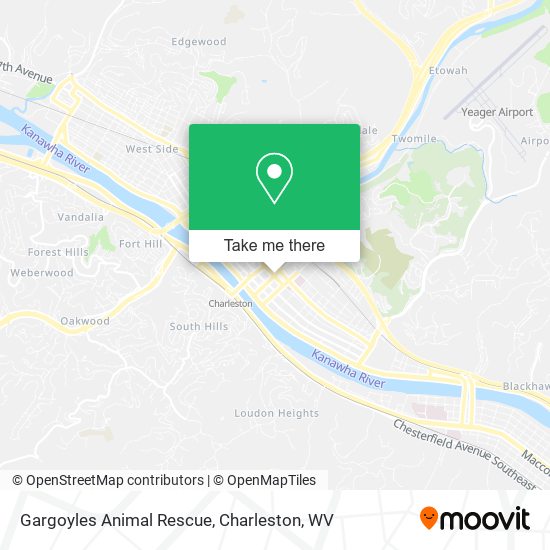 Gargoyles Animal Rescue map