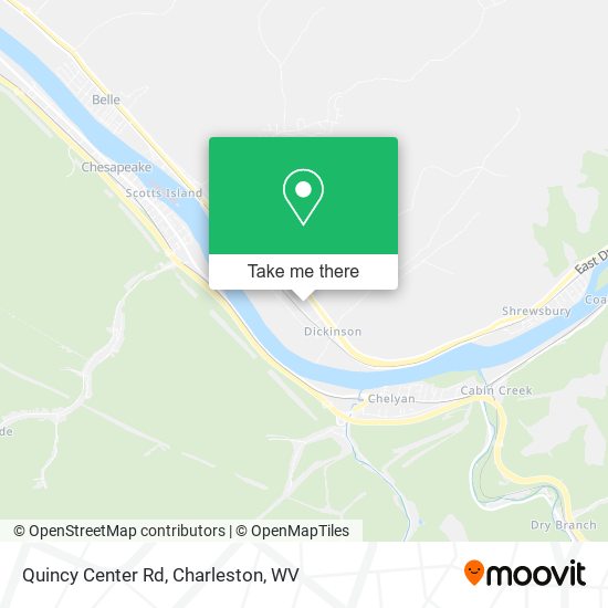 Quincy Center Rd map