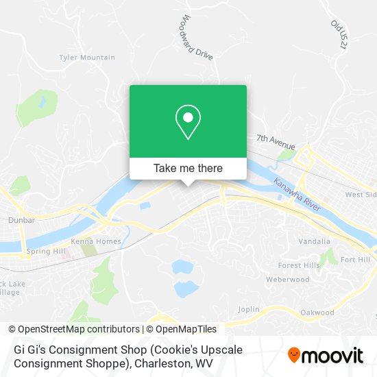 Gi Gi's Consignment Shop (Cookie's Upscale Consignment Shoppe) map