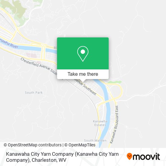 Kanawaha City Yarn Company map