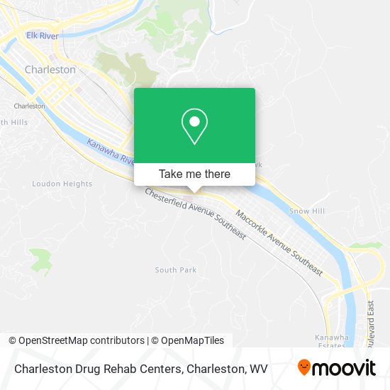 Charleston Drug Rehab Centers map