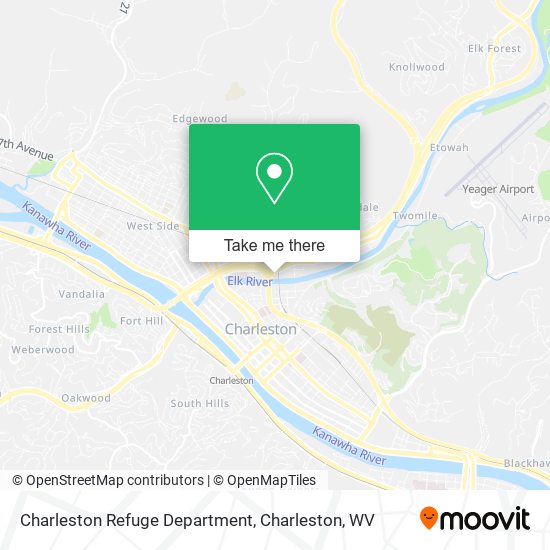 Mapa de Charleston Refuge Department