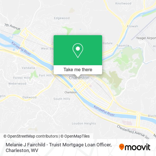 Melanie J Fairchild - Truist Mortgage Loan Officer map