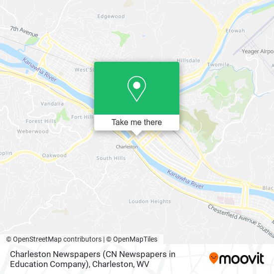 Charleston Newspapers (CN Newspapers in Education Company) map