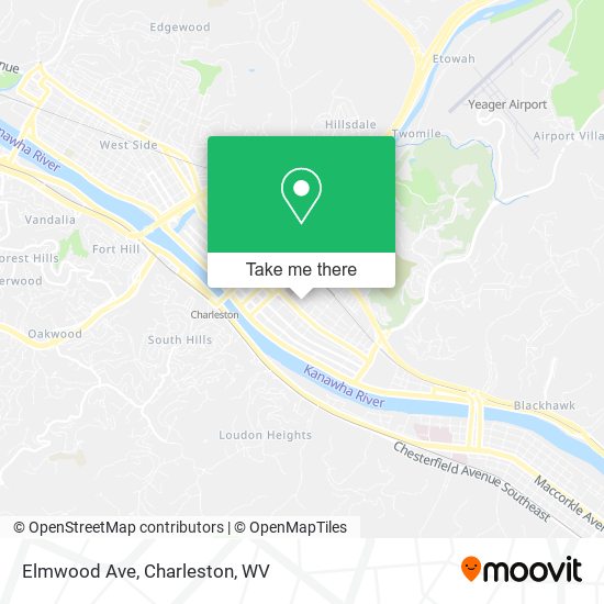 Elmwood Ave map