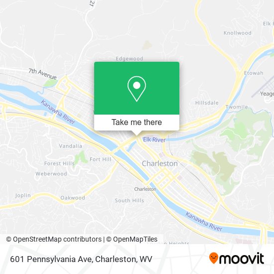 601 Pennsylvania Ave map