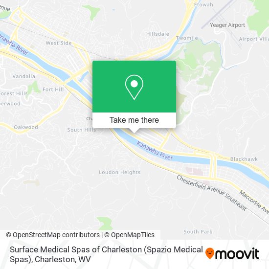 Mapa de Surface Medical Spas of Charleston (Spazio Medical Spas)