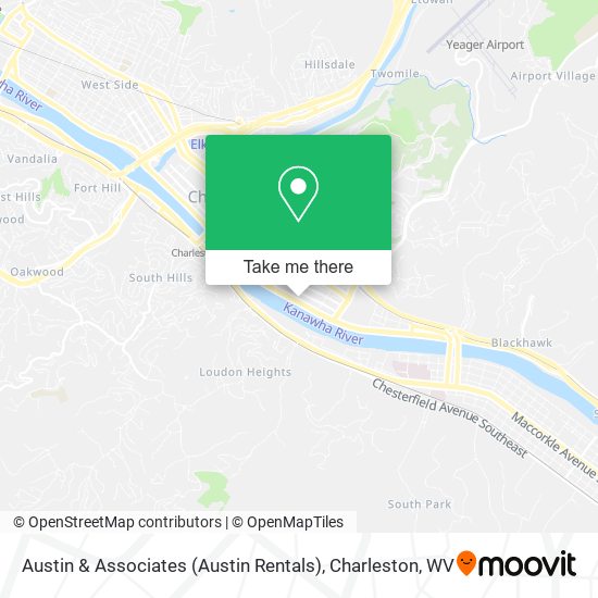 Austin & Associates (Austin Rentals) map