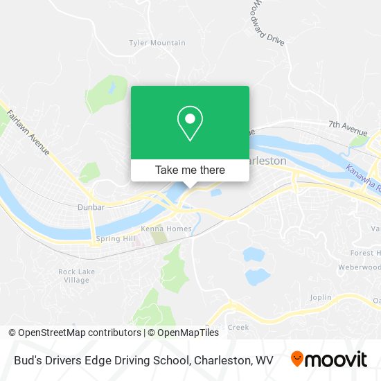 Bud's Drivers Edge Driving School map