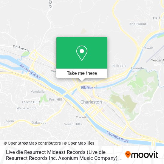 Mapa de Live die Resurrect Mideast Records (Live die Resurrect Records Inc. Asonium Music Company)