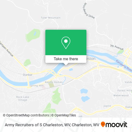 Army Recruiters of S Charleston, WV map