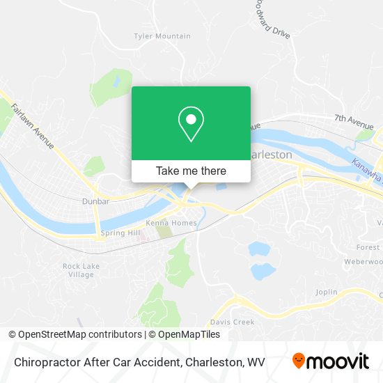 Chiropractor After Car Accident map