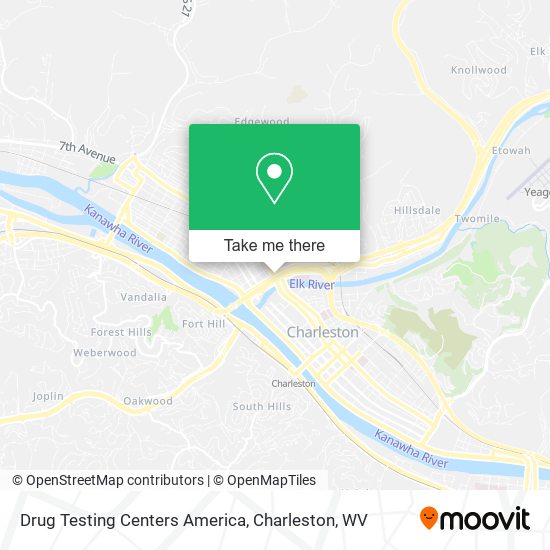 Drug Testing Centers America map