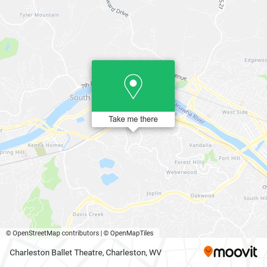 Charleston Ballet Theatre map
