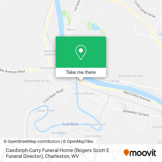 Casdorph-Curry Funeral Home (Rogers Scott E Funeral Director) map